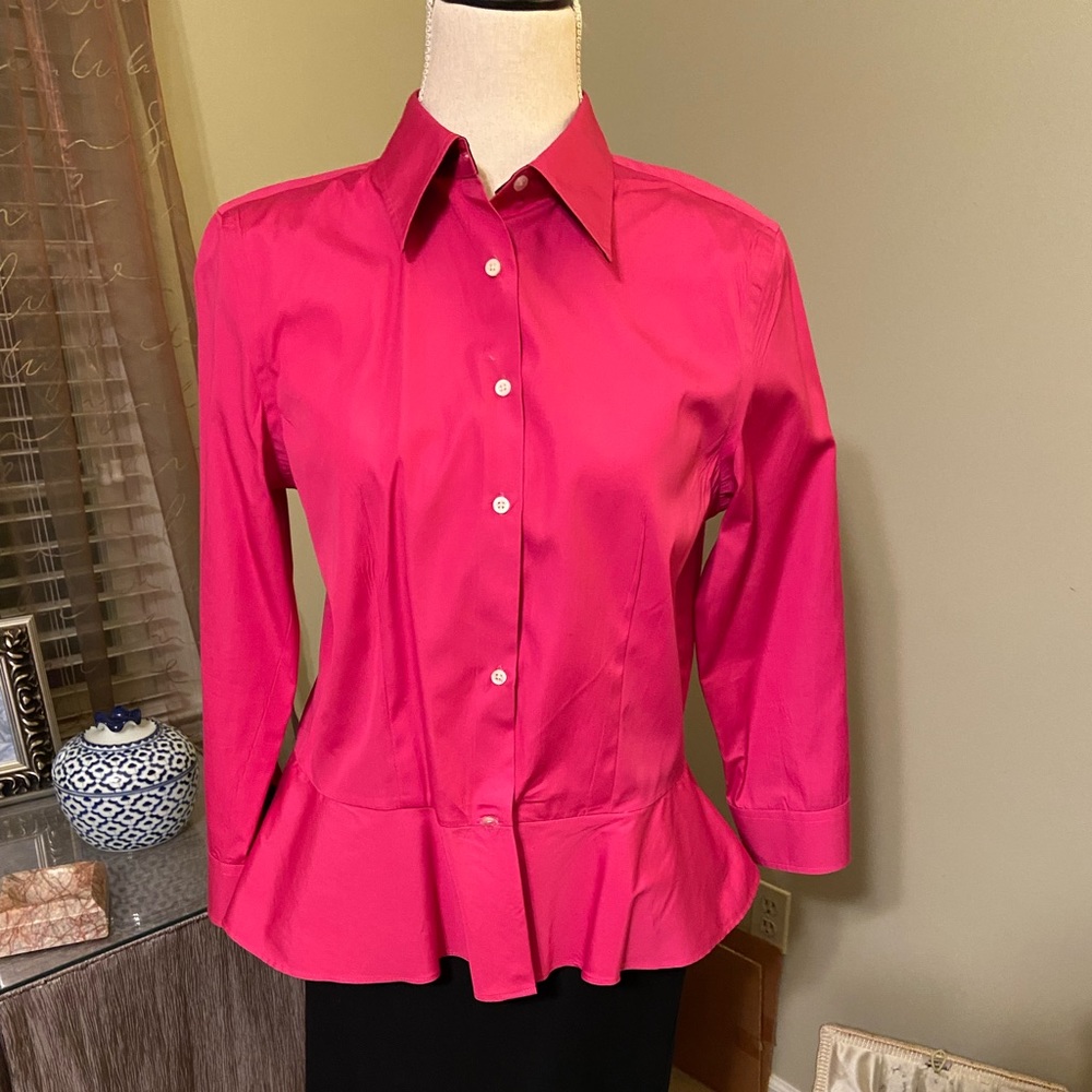 Ralp Lauren cotton pink with peblum